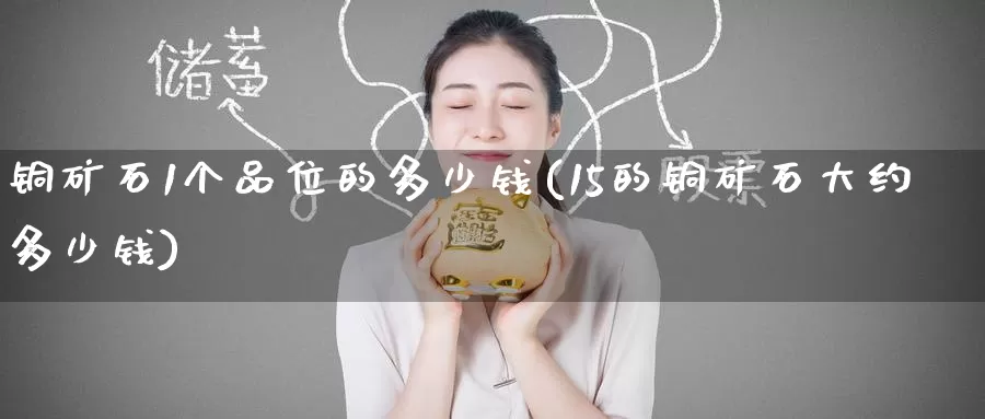 铜矿石1个品位的多少钱(15的铜矿石大约多少钱)_https://www.zzcnk.com_期货百科_第1张