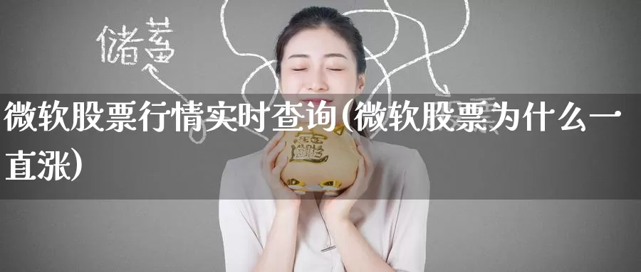 微软股票行情实时查询(微软股票为什么一直涨)_https://www.zzcnk.com_股指期货_第1张