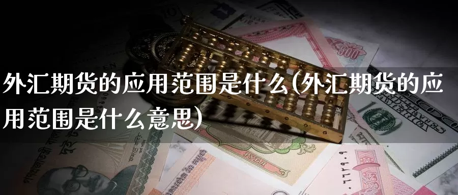 外汇期货的应用范围是什么(外汇期货的应用范围是什么意思)_https://www.zzcnk.com_期货_第1张