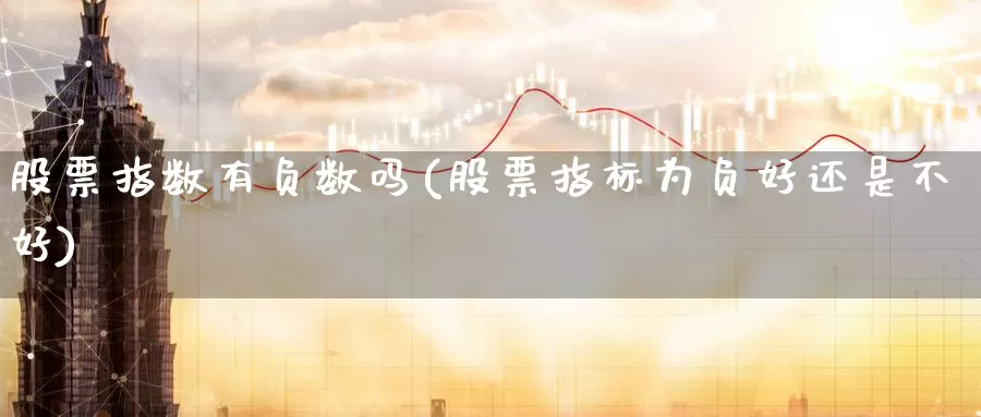 股票指数有负数吗(股票指标为负好还是不好)_https://www.zzcnk.com_股指期货_第1张