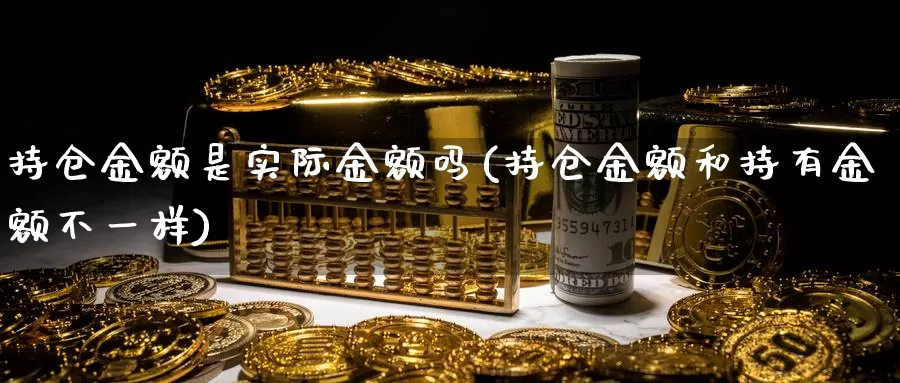 持仓金额是实际金额吗(持仓金额和持有金额不一样)_https://www.zzcnk.com_内盘期货_第1张