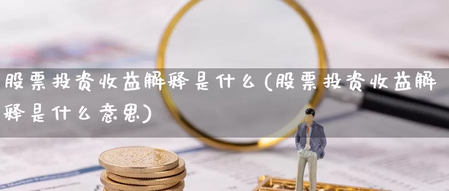 股票投资收益解释是什么(股票投资收益解释是什么意思)_https://www.zzcnk.com_股票_第1张