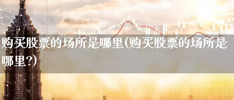 购买股票的场所是哪里(购买股票的场所是哪里?)_https://www.zzcnk.com_股票_第1张