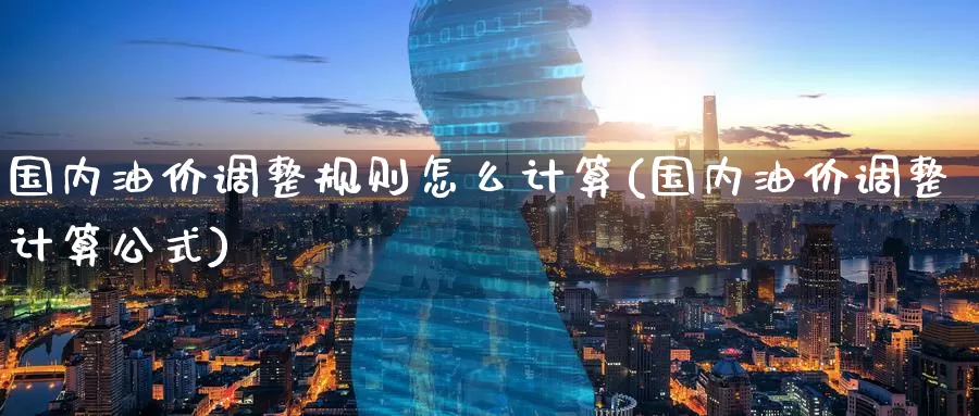 国内油价调整规则怎么计算(国内油价调整计算公式)_https://www.zzcnk.com_期货百科_第1张