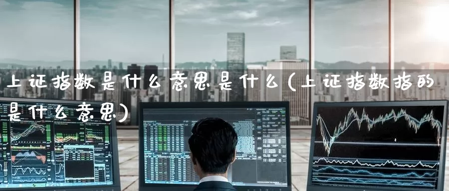 上证指数是什么意思是什么(上证指数指的是什么意思)_https://www.zzcnk.com_内盘期货_第1张