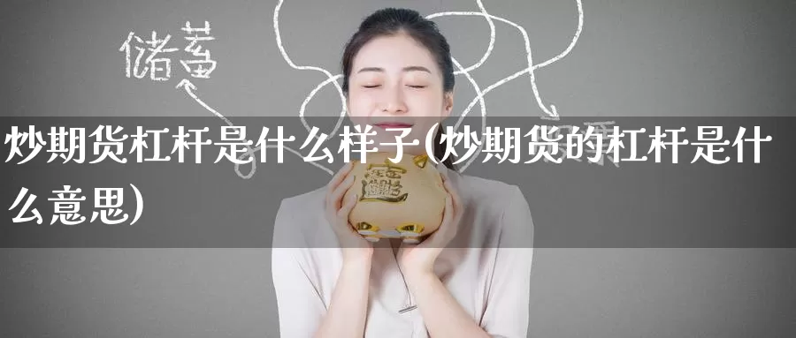 炒期货杠杆是什么样子(炒期货的杠杆是什么意思)_https://www.zzcnk.com_期货_第1张