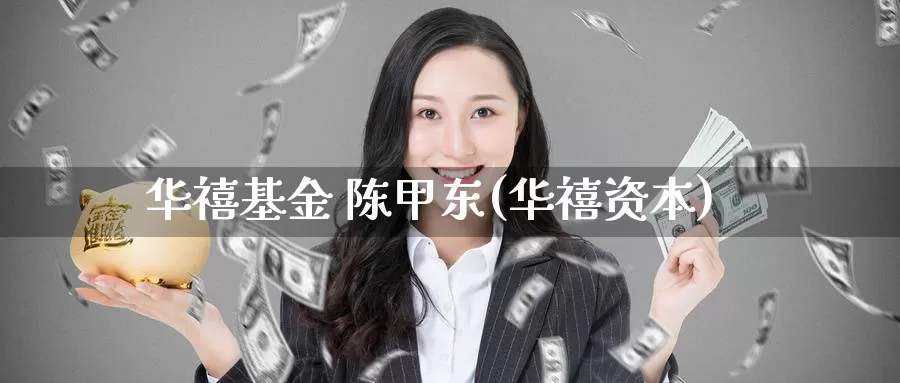 华禧基金 陈甲东(华禧资本)_https://www.zzcnk.com_理财_第1张