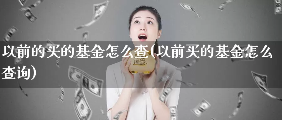 以前的买的基金怎么查(以前买的基金怎么查询)_https://www.zzcnk.com_基金_第1张