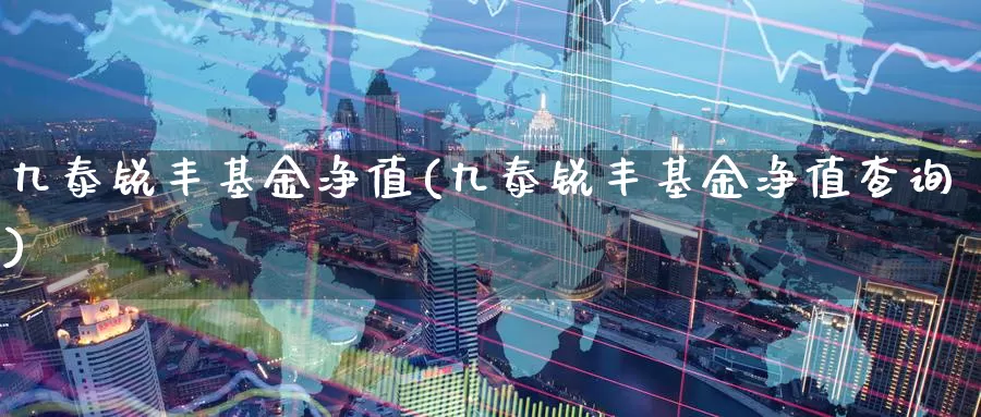 九泰锐丰基金净值(九泰锐丰基金净值查询)_https://www.zzcnk.com_财经_第1张