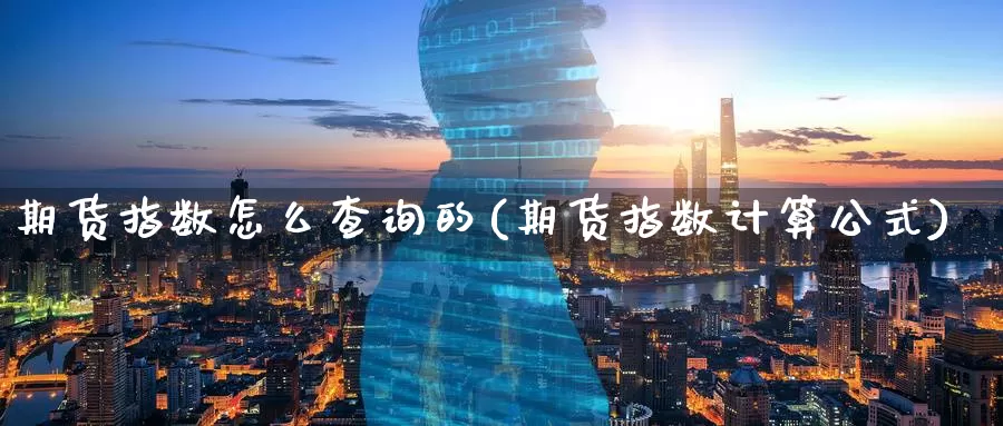 期货指数怎么查询的(期货指数计算公式)_https://www.zzcnk.com_纳指期货_第1张