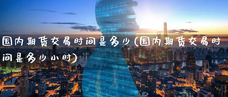 国内期货交易时间是多少(国内期货交易时间是多少小时)_https://www.zzcnk.com_原油期货_第1张