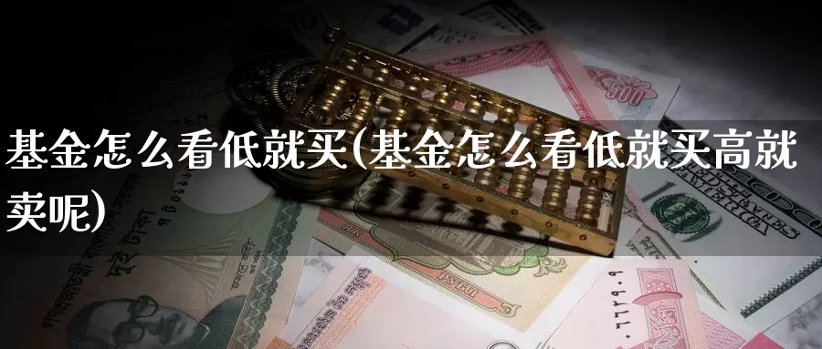 基金怎么看低就买(基金怎么看低就买高就卖呢)_https://www.zzcnk.com_基金_第1张
