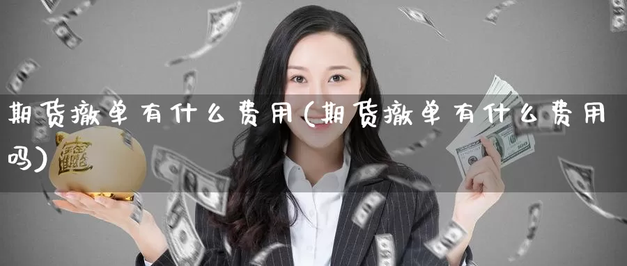 期货撤单有什么费用(期货撤单有什么费用吗)_https://www.zzcnk.com_纳指期货_第1张