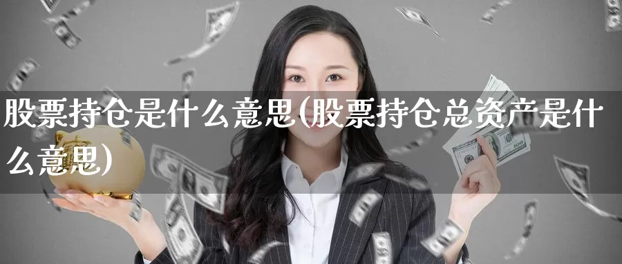 股票持仓是什么意思(股票持仓总资产是什么意思)_https://www.zzcnk.com_原油期货_第1张