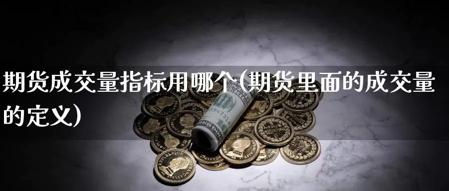 期货成交量指标用哪个(期货里面的成交量的定义)_https://www.zzcnk.com_期货百科_第1张
