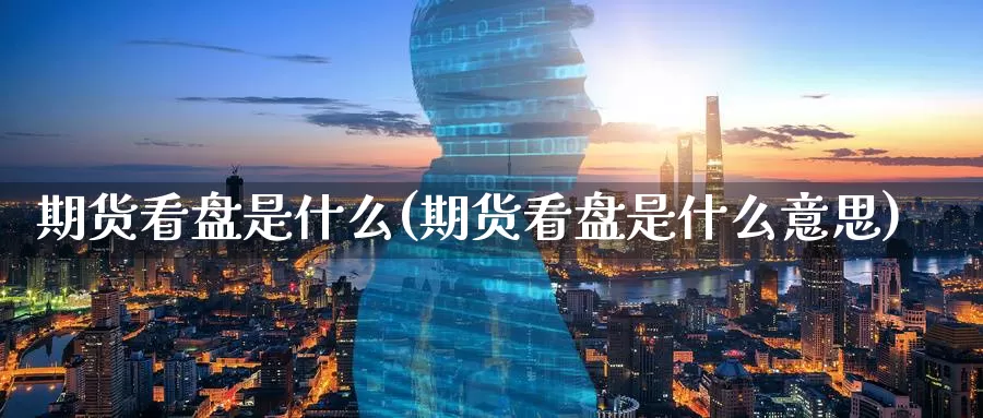 期货看盘是什么(期货看盘是什么意思)_https://www.zzcnk.com_期货_第1张