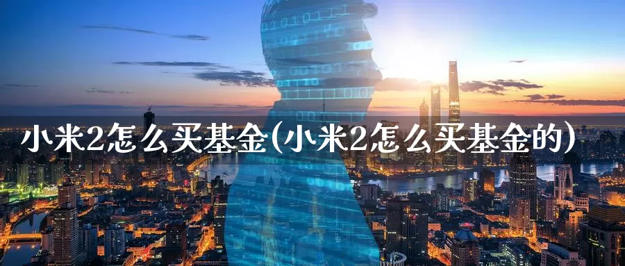 小米2怎么买基金(小米2怎么买基金的)_https://www.zzcnk.com_期货_第1张
