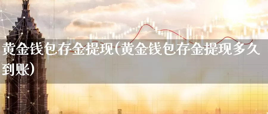 黄金钱包存金提现(黄金钱包存金提现多久到账)_https://www.zzcnk.com_理财_第1张