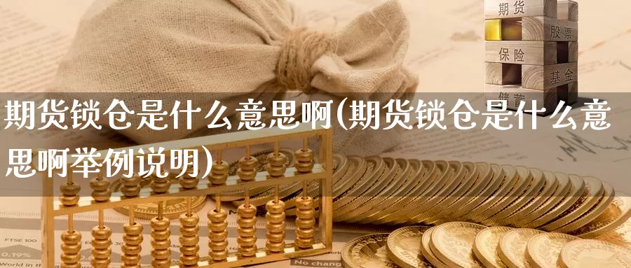 期货锁仓是什么意思啊(期货锁仓是什么意思啊举例说明)_https://www.zzcnk.com_股票_第1张