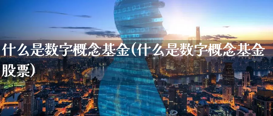 什么是数字概念基金(什么是数字概念基金股票)_https://www.zzcnk.com_基金_第1张