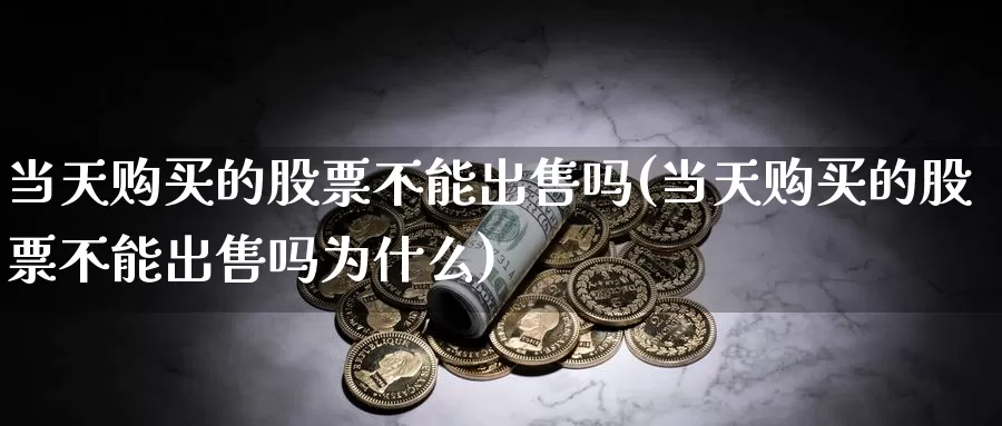 当天购买的股票不能**吗(当天购买的股票不能**吗为什么)_https://www.zzcnk.com_股票_第1张