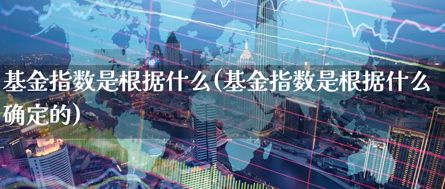 基金指数是根据什么(基金指数是根据什么确定的)_https://www.zzcnk.com_基金_第1张