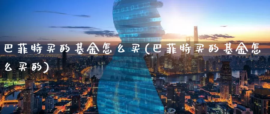 巴菲特买的基金怎么买(巴菲特买的基金怎么买的)_https://www.zzcnk.com_基金_第1张