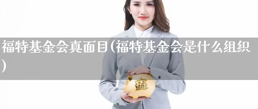 福特基金会真面目(福特基金会是什么组织)_https://www.zzcnk.com_基金_第1张