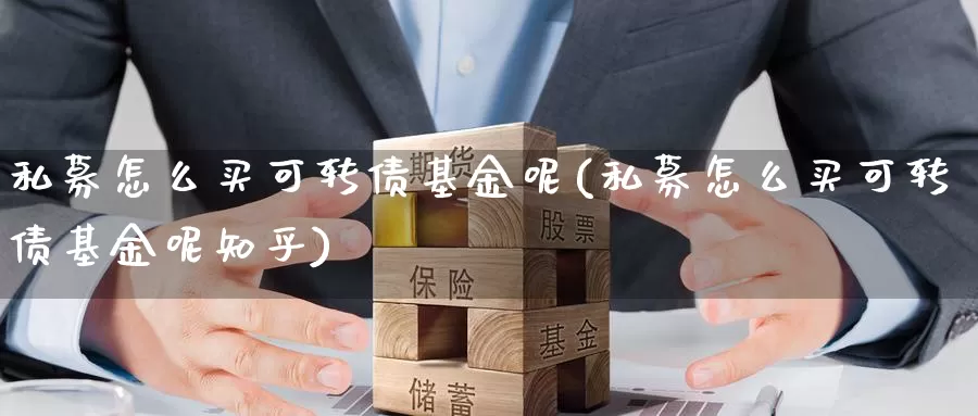 私募怎么买可转债基金呢(私募怎么买可转债基金呢知乎)_https://www.zzcnk.com_基金_第1张