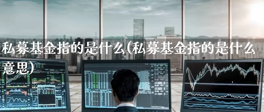 私募基金指的是什么(私募基金指的是什么意思)_https://www.zzcnk.com_恒生指数_第1张