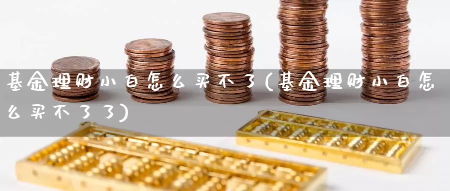 基金理财小白怎么买不了(基金理财小白怎么买不了了)_https://www.zzcnk.com_基金_第1张