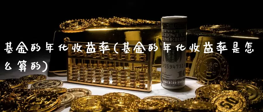 基金的年化收益率(基金的年化收益率是怎么算的)_https://www.zzcnk.com_理财_第1张