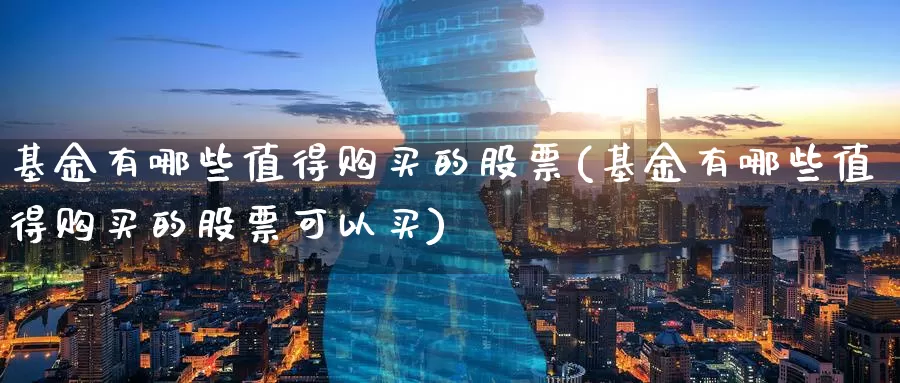 基金有哪些值得购买的股票(基金有哪些值得购买的股票可以买)_https://www.zzcnk.com_股票_第1张