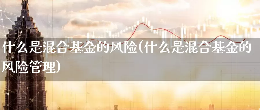 什么是混合基金的风险(什么是混合基金的风险管理)_https://www.zzcnk.com_基金_第1张