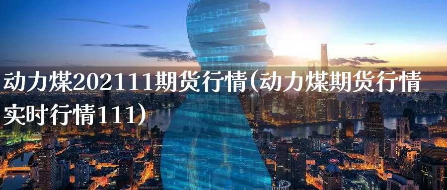 动力煤202111期货行情(动力煤期货行情实时行情111)_https://www.zzcnk.com_恒生指数_第1张