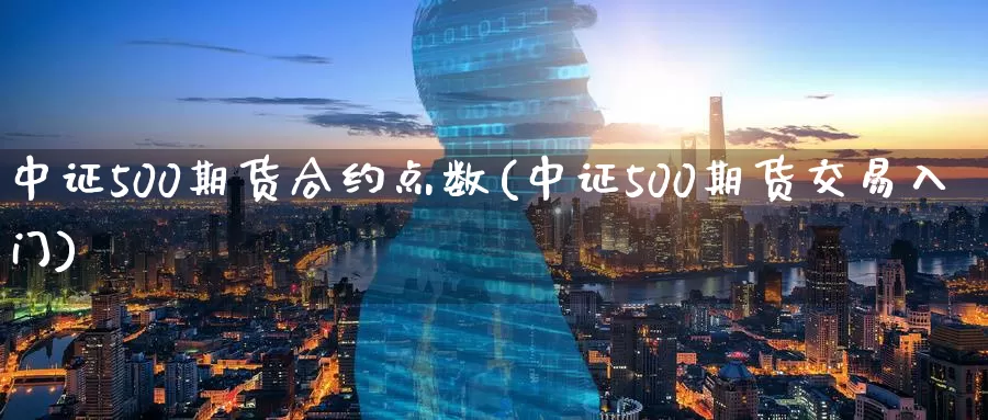 中证500期货合约点数(中证500期货交易入门)_https://www.zzcnk.com_股指期货_第1张