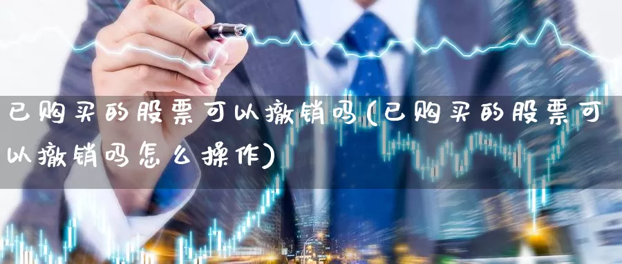 已购买的股票可以撤销吗(已购买的股票可以撤销吗怎么操作)_https://www.zzcnk.com_股票_第1张