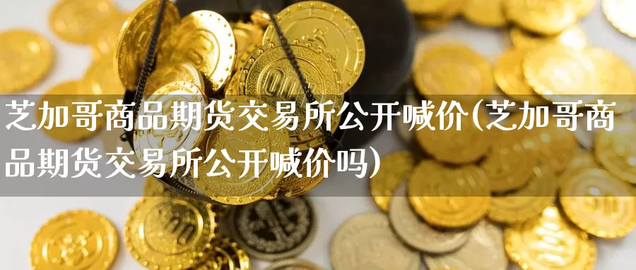 芝加哥商品期货交易所公开喊价(芝加哥商品期货交易所公开喊价吗)_https://www.zzcnk.com_原油期货_第1张