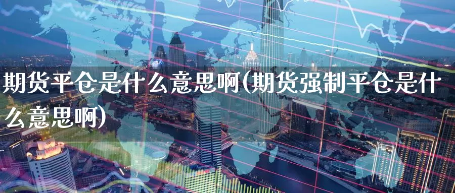 期货平仓是什么意思啊(期货强制平仓是什么意思啊)_https://www.zzcnk.com_期货_第1张