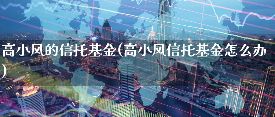 高小凤的信托基金(高小凤信托基金怎么办)_https://www.zzcnk.com_基金_第1张