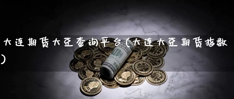 大连期货大豆查询平台(大连大豆期货指数)_https://www.zzcnk.com_内盘期货_第1张