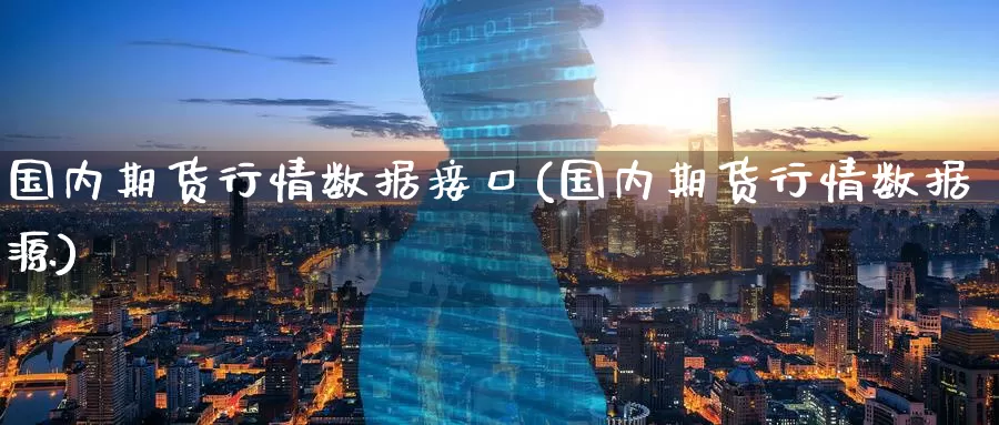 国内期货行情数据接口(国内期货行情数据源)_https://www.zzcnk.com_股指期货_第1张