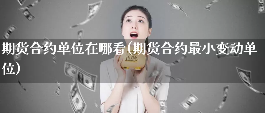 期货合约单位在哪看(期货合约最小变动单位)_https://www.zzcnk.com_股指期货_第1张
