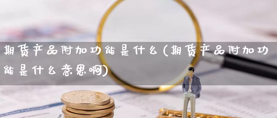 期货产品附加功能是什么(期货产品附加功能是什么意思啊)_https://www.zzcnk.com_期货_第1张
