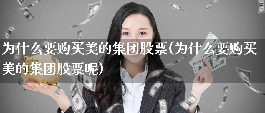 为什么要购买美的集团股票(为什么要购买美的集团股票呢)_https://www.zzcnk.com_股票_第1张