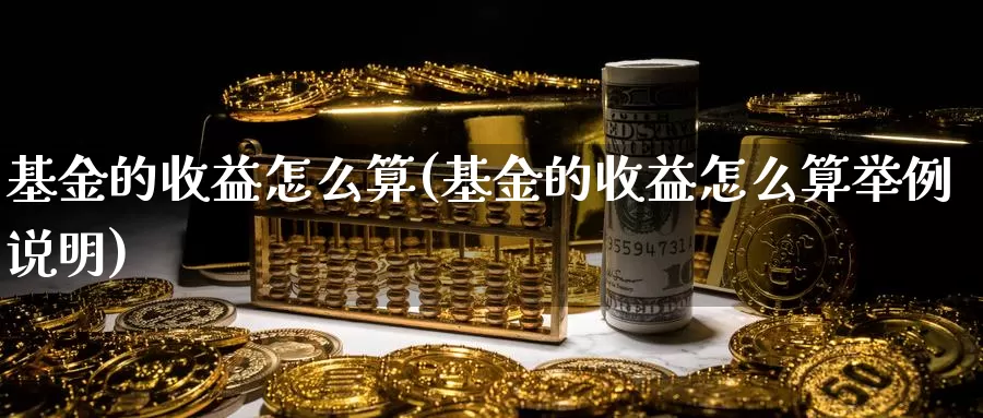 基金的收益怎么算(基金的收益怎么算举例说明)_https://www.zzcnk.com_理财_第1张