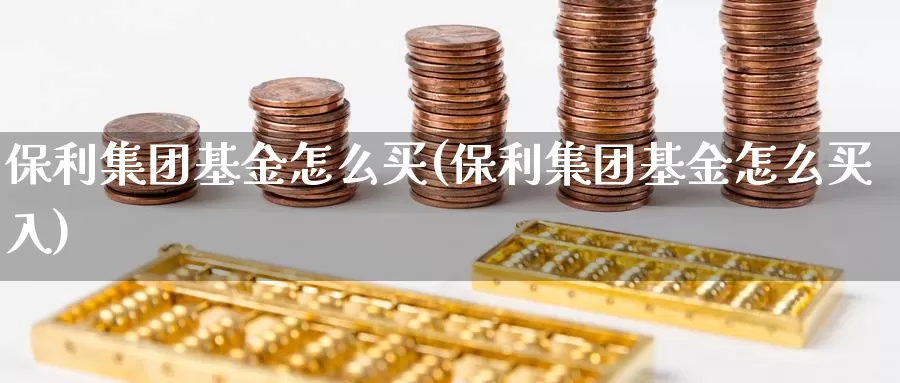 保利集团基金怎么买(保利集团基金怎么买入)_https://www.zzcnk.com_基金_第1张