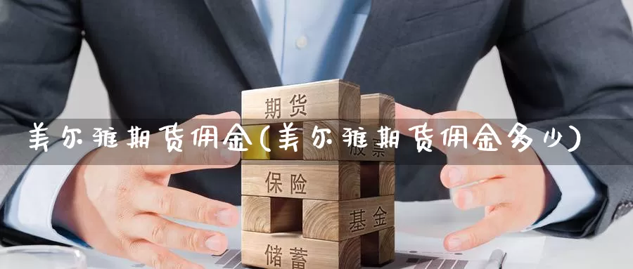 美尔雅期货佣金(美尔雅期货佣金多少)_https://www.zzcnk.com_纳指期货_第1张