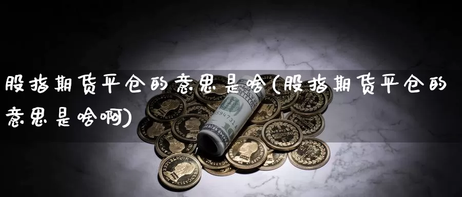 股指期货平仓的意思是啥(股指期货平仓的意思是啥啊)_https://www.zzcnk.com_纳指期货_第1张