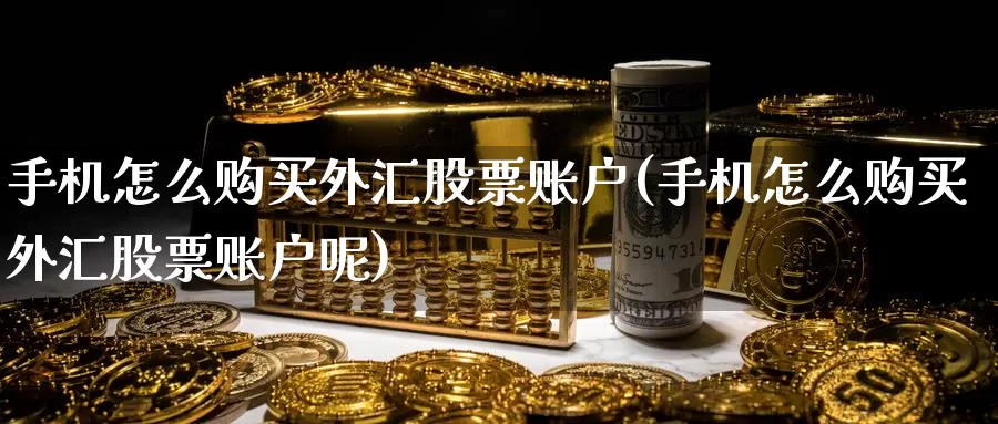 手机怎么购买外汇股票账户(手机怎么购买外汇股票账户呢)_https://www.zzcnk.com_股票_第1张